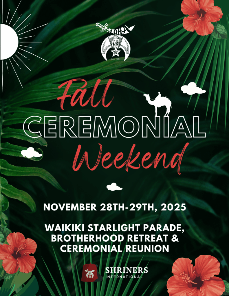Fall Ceremonial - Aloha Shriners